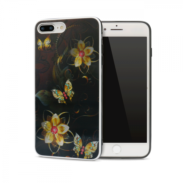 Wholesale iPhone 8 Plus / 7 Plus 3D Dynamic Change Lenticular Design Case (Butterfly)
